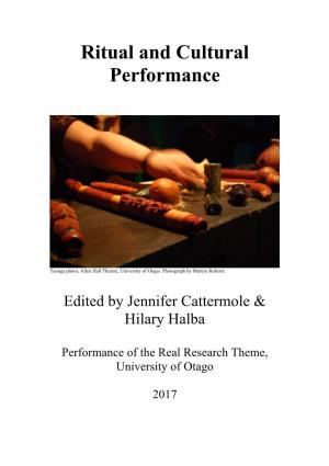 Ritual and Cultural Performance