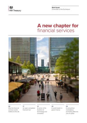 A New Chapter for Financial Services