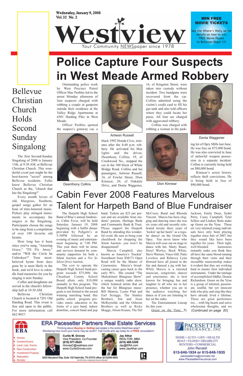 Police Capture Four Suspects in West Meade Armed Robbery