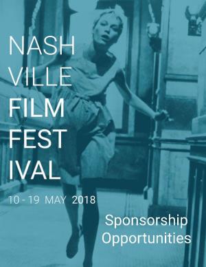 Why Sponsor the Nashville Film Festival?