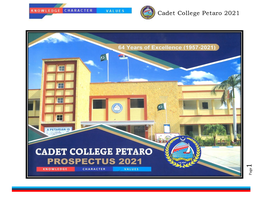 Cadet College Petaro 2021