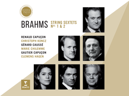 Brahms String Sextets Nos. 1 & 2