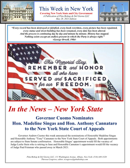 In the News – New York State