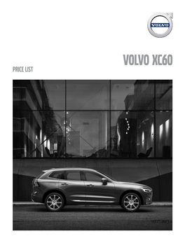 Price List VOLVO XC60 Price List TRIM LEVELS | 3