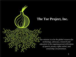 The Tor Project, Inc