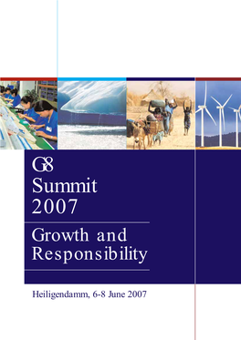 G8 Summit 2007 Growth and Responsibility