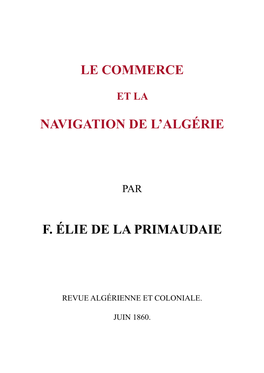 Commerce Et Navigation.Indd
