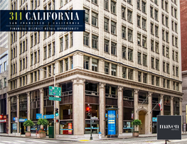 311 California San Francisco | California Financial District Retail Opportunity Project Description