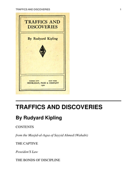 TRAFFICS and DISCOVERIES by Rudyard Kipling
