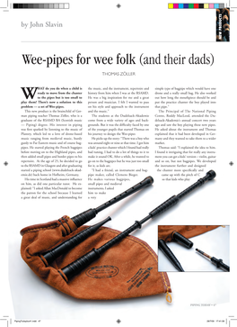 Wee-Pipes for Wee Folk (And Their Dads)