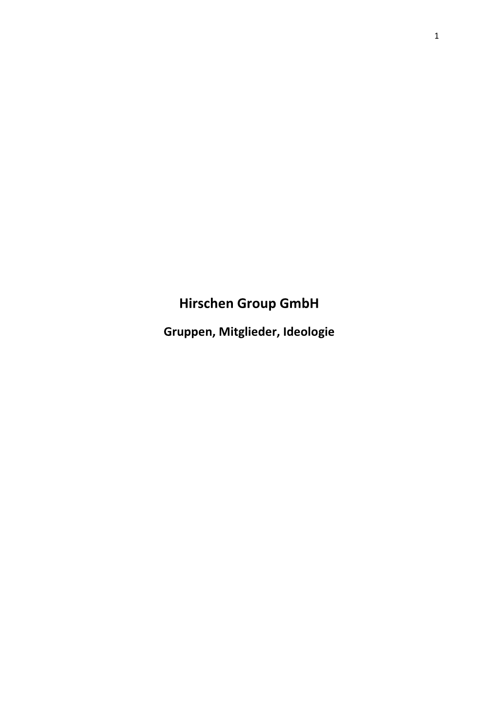 Hirschen Group Gmbh