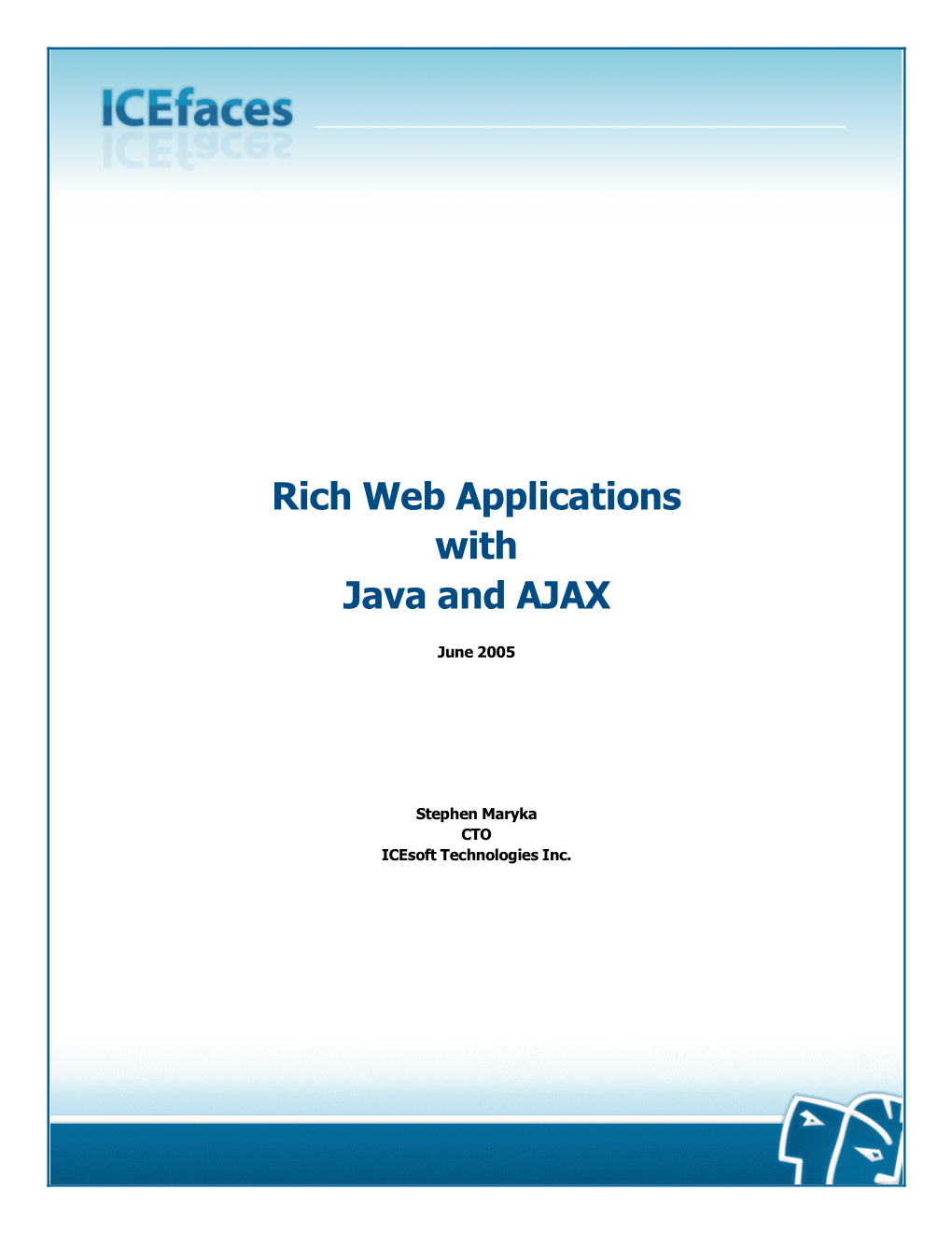 Rich Web Applications with Java and AJAX