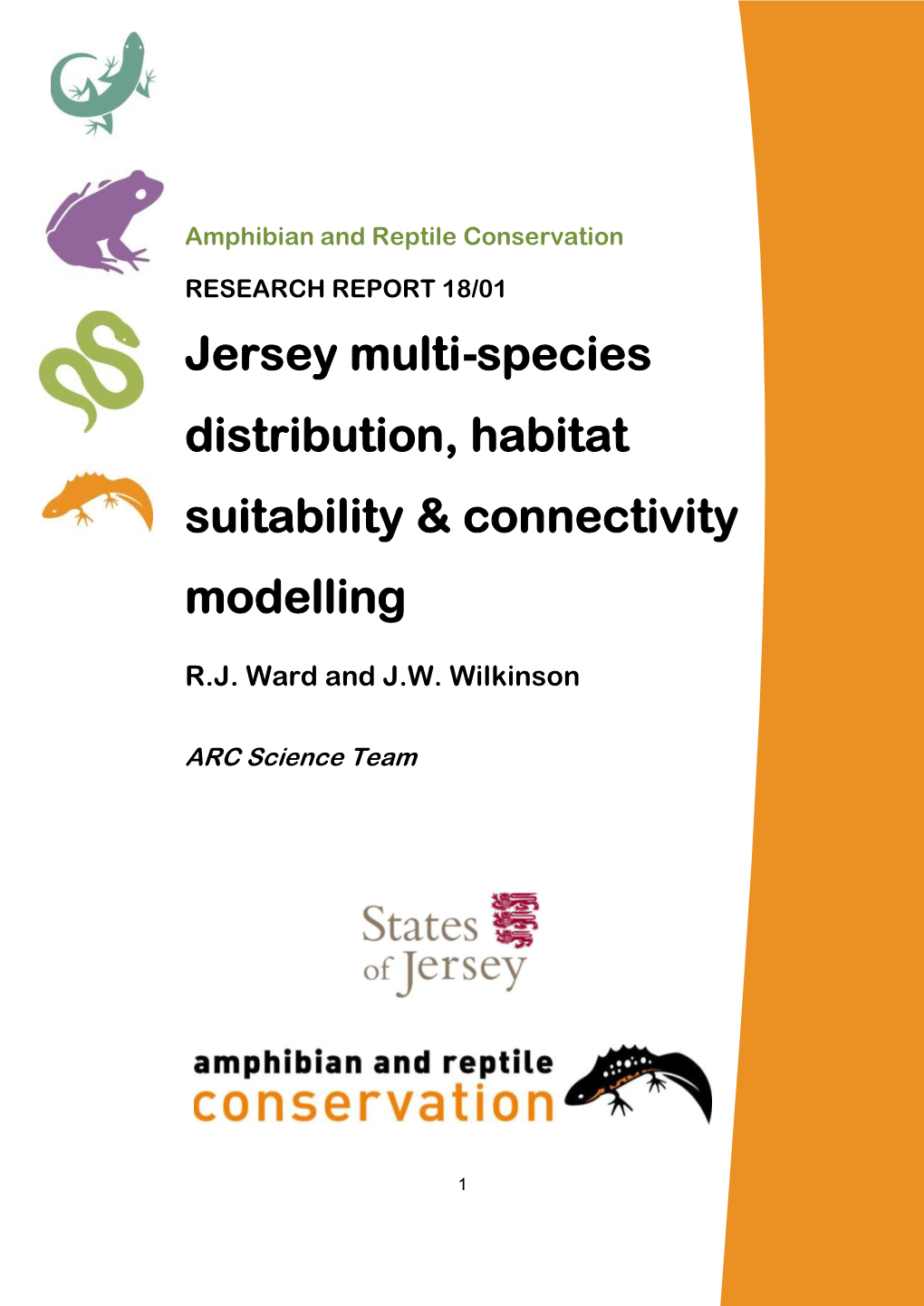 Jersey Multi-Species Distribution, Habitat Suitability & Connectivity
