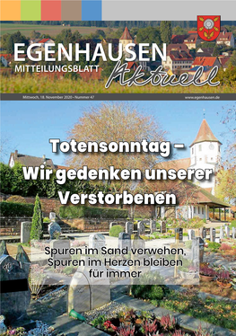 Egenhausen Mitteilungsblatt