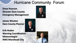 Hurricane Community Forum
