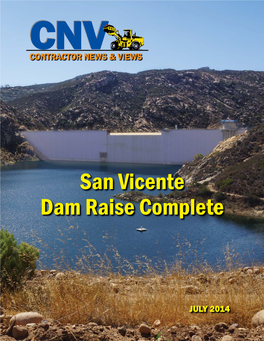 San Vicente Dam Raise Complete