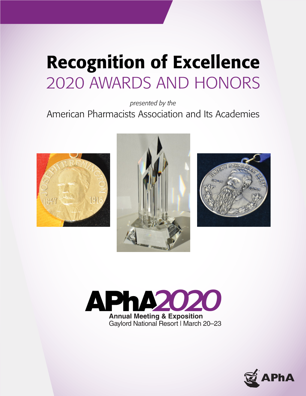 Recognition of Excellence 2020 AWARDS and HONORS