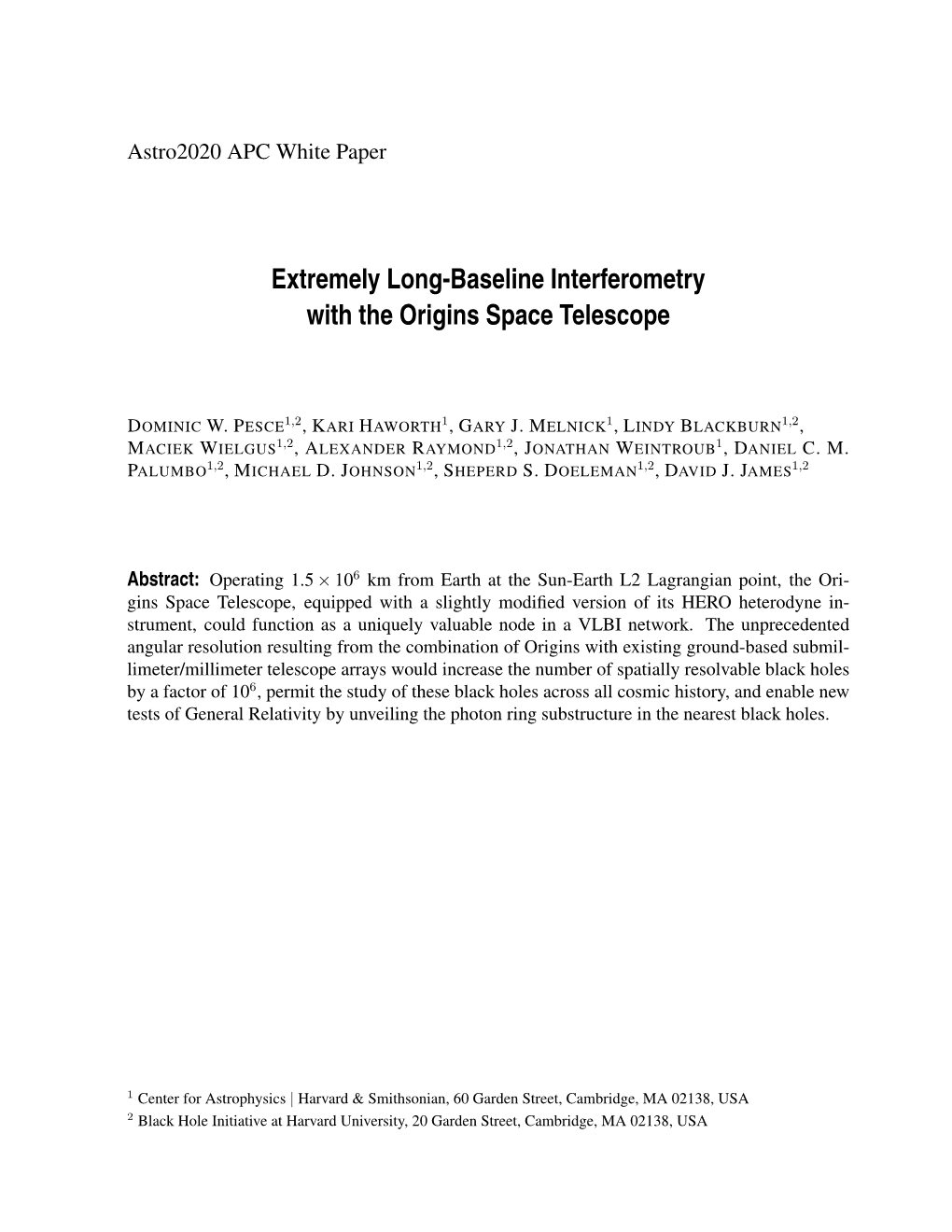 Extremely Long-Baseline Interferometry with the Origins Space Telescope