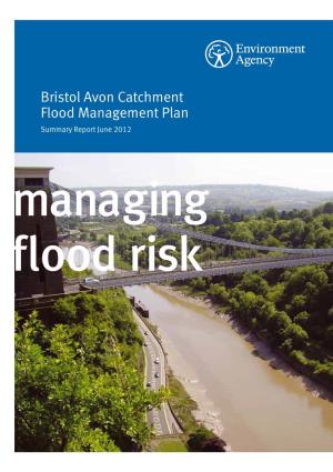 Bristol Avon Catchment Flood Management Plan Summary Report June 2012 Managing Flood Risk We Are the Environment Agency
