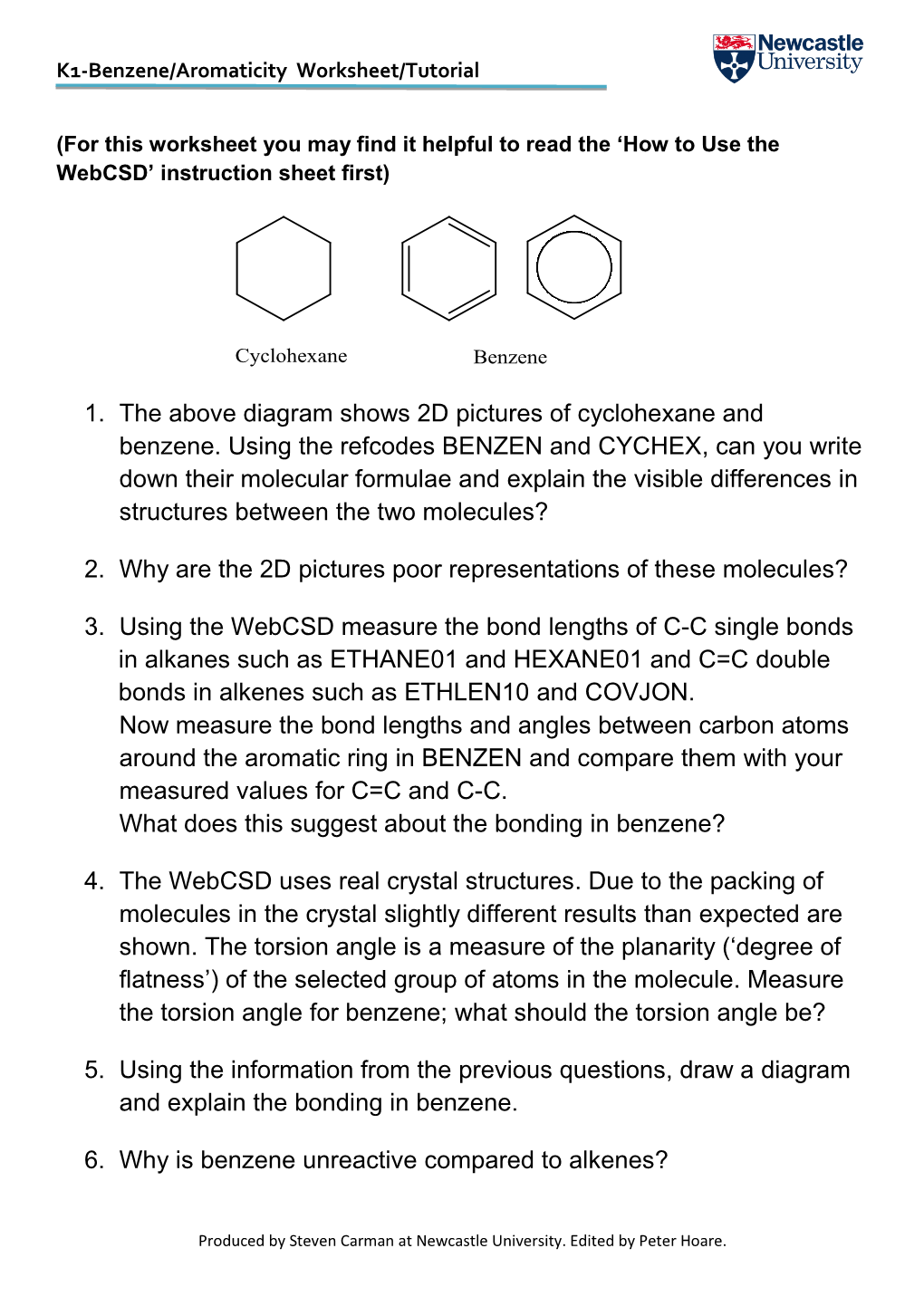 Benzene Aromaticity Tutorial