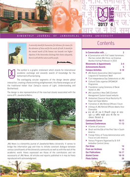 JNU News July-August, 2017 Final Edited by Prof. Bhaduri.Cdr