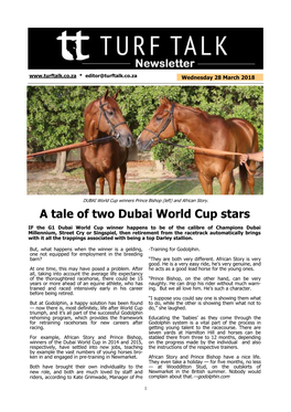 A Tale of Two Dubai World Cup Stars