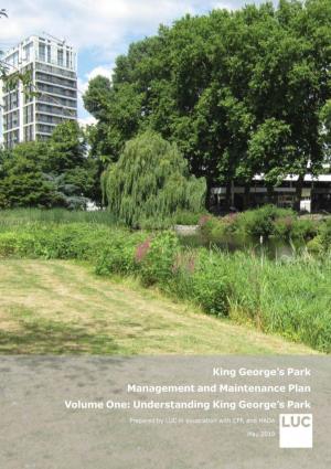King George's Park Management and Maintenance Plan