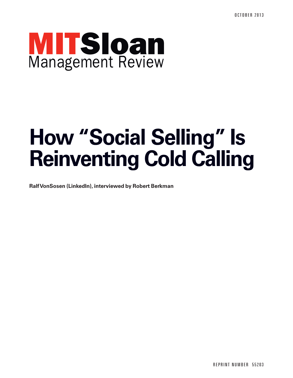 How “Social Selling” Is Reinventing Cold Calling