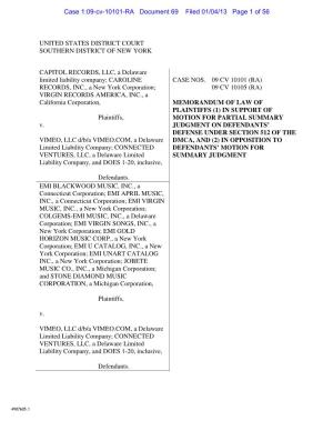Case 1:09-Cv-10101-RA Document 69 Filed 01/04/13 Page 1 of 56