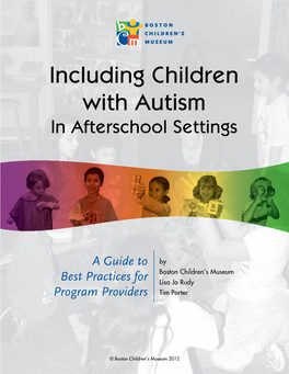 Including Children with Autism in Afterschool Settings