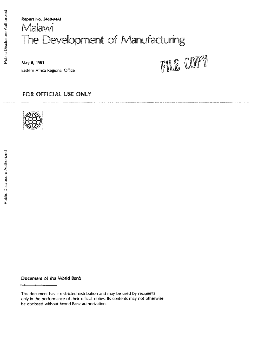 World Bank Document