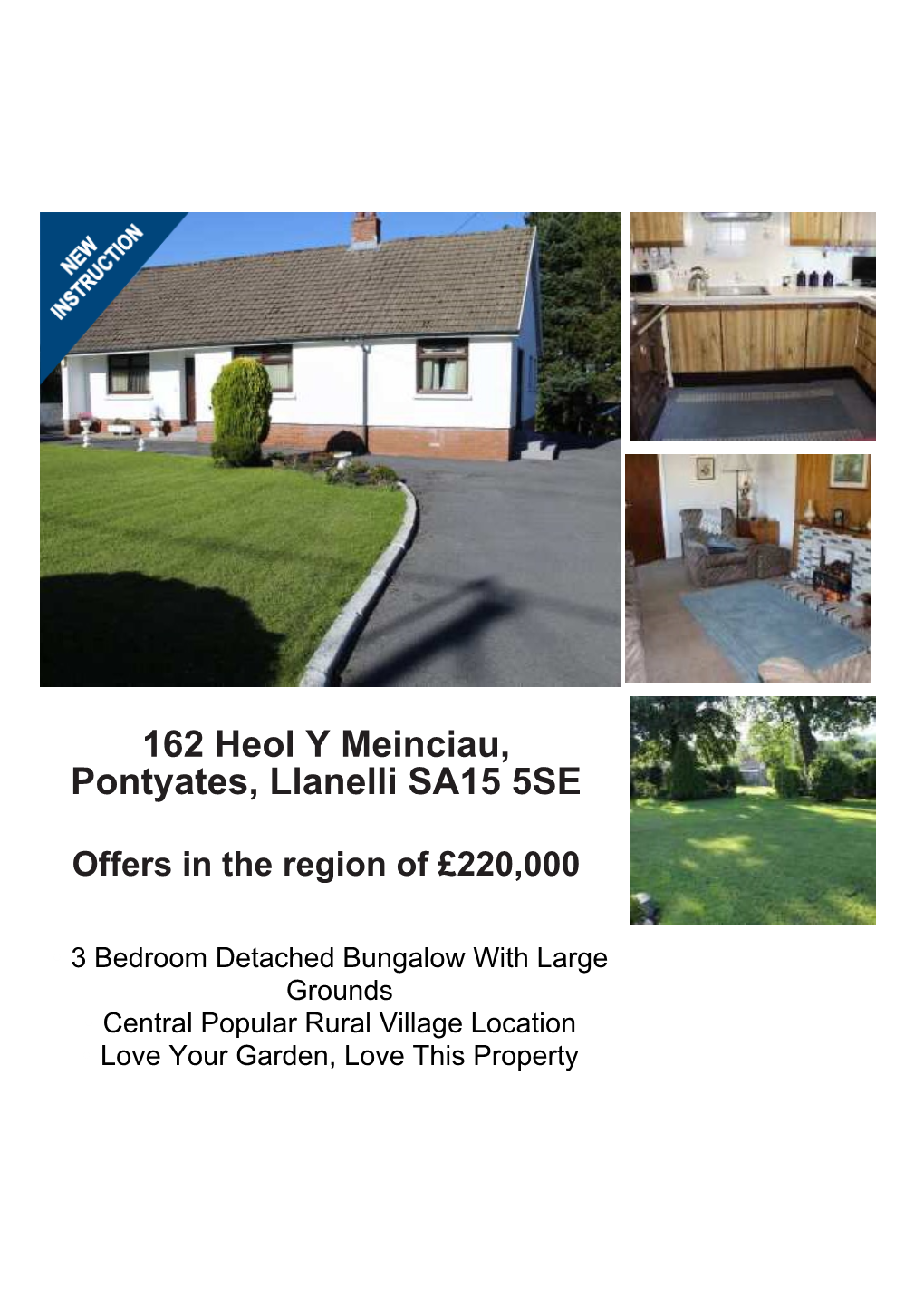 162 Heol Y Meinciau, Pontyates, Llanelli SA15 5SE