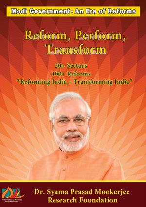 Modi Government- an Era of Reforms 1 Edited by Ayush Anand Research Associate Dr