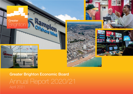 Greater Brighton Economic Board 2020-21 Annual Report