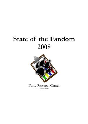 State of the Fandom 2008