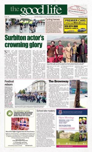 Surbiton Actor's Crowning Glory