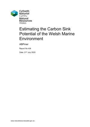 Estimating the Carbon Sink Potential of the Welsh Marine Environment Abpmer