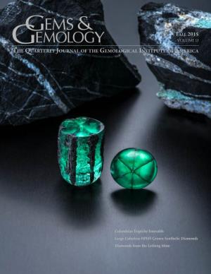 Fall 2015 Gems & Gemology