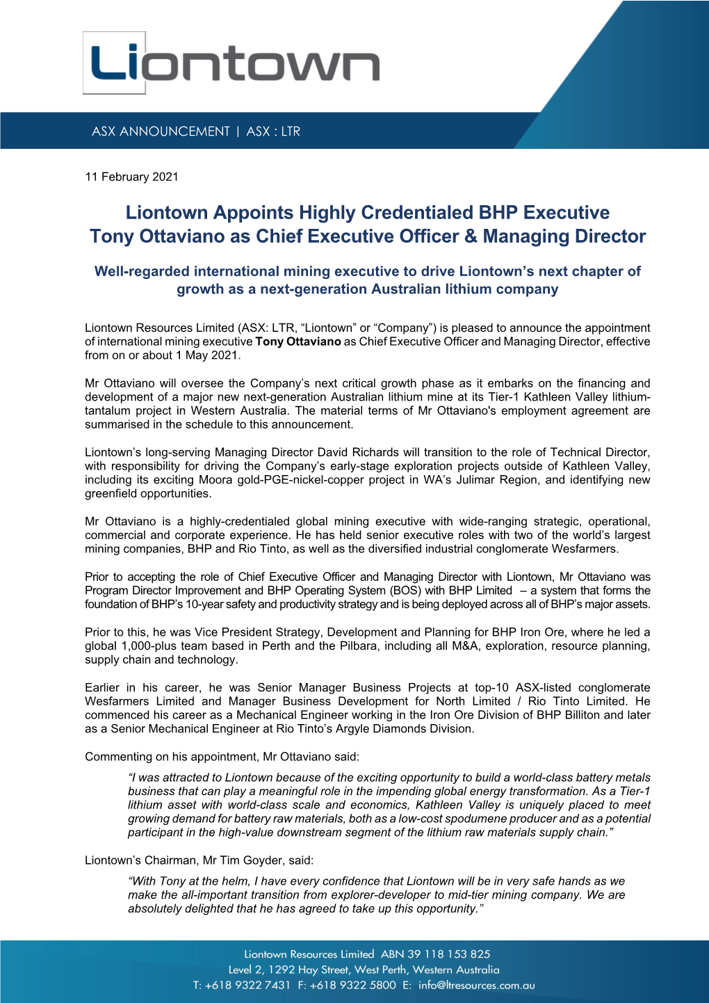 Kathleen Valley Confirmed As a World-Class Lithium Deposit As
