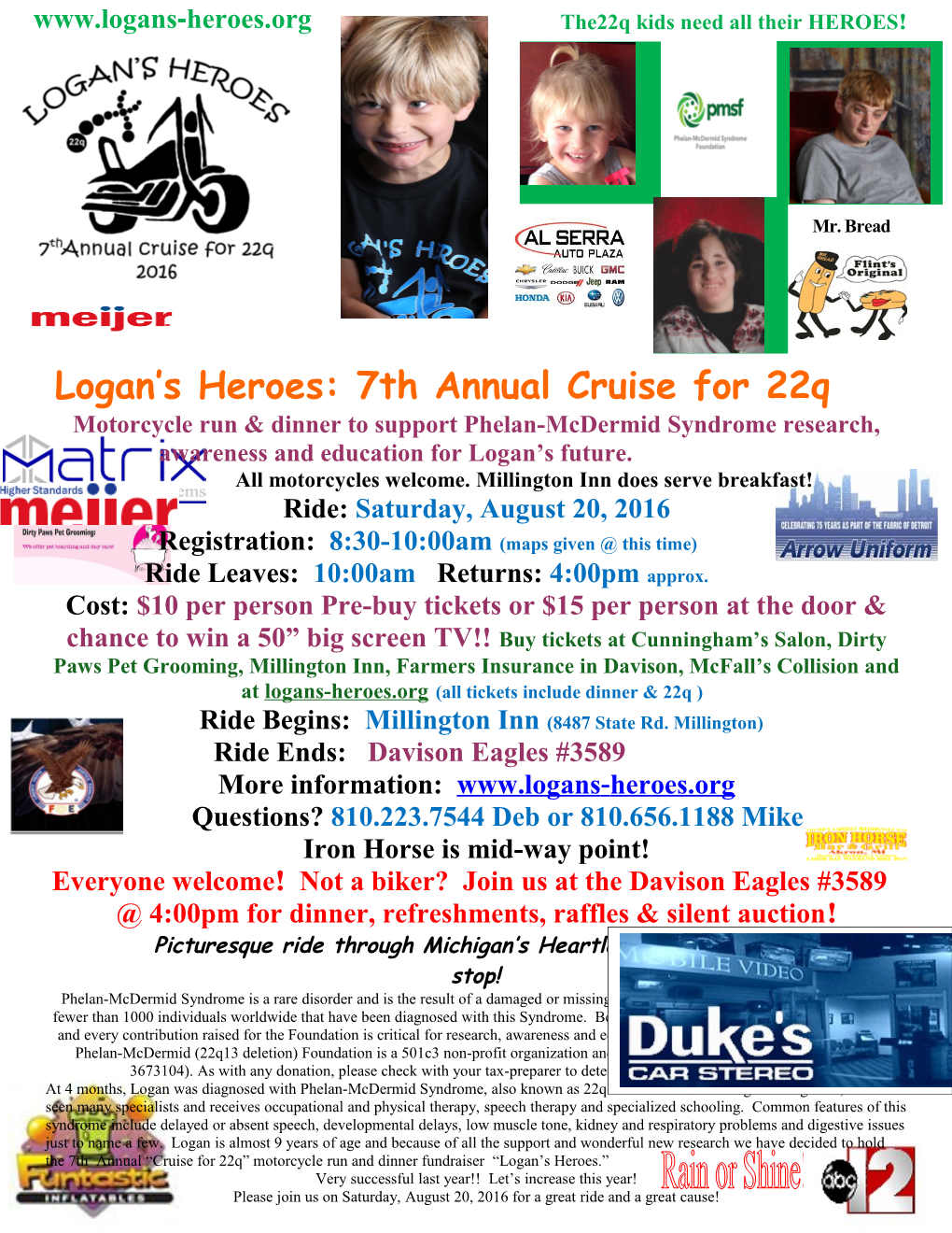 Logan S Heroes: 1St Annual Cruise for 22Q