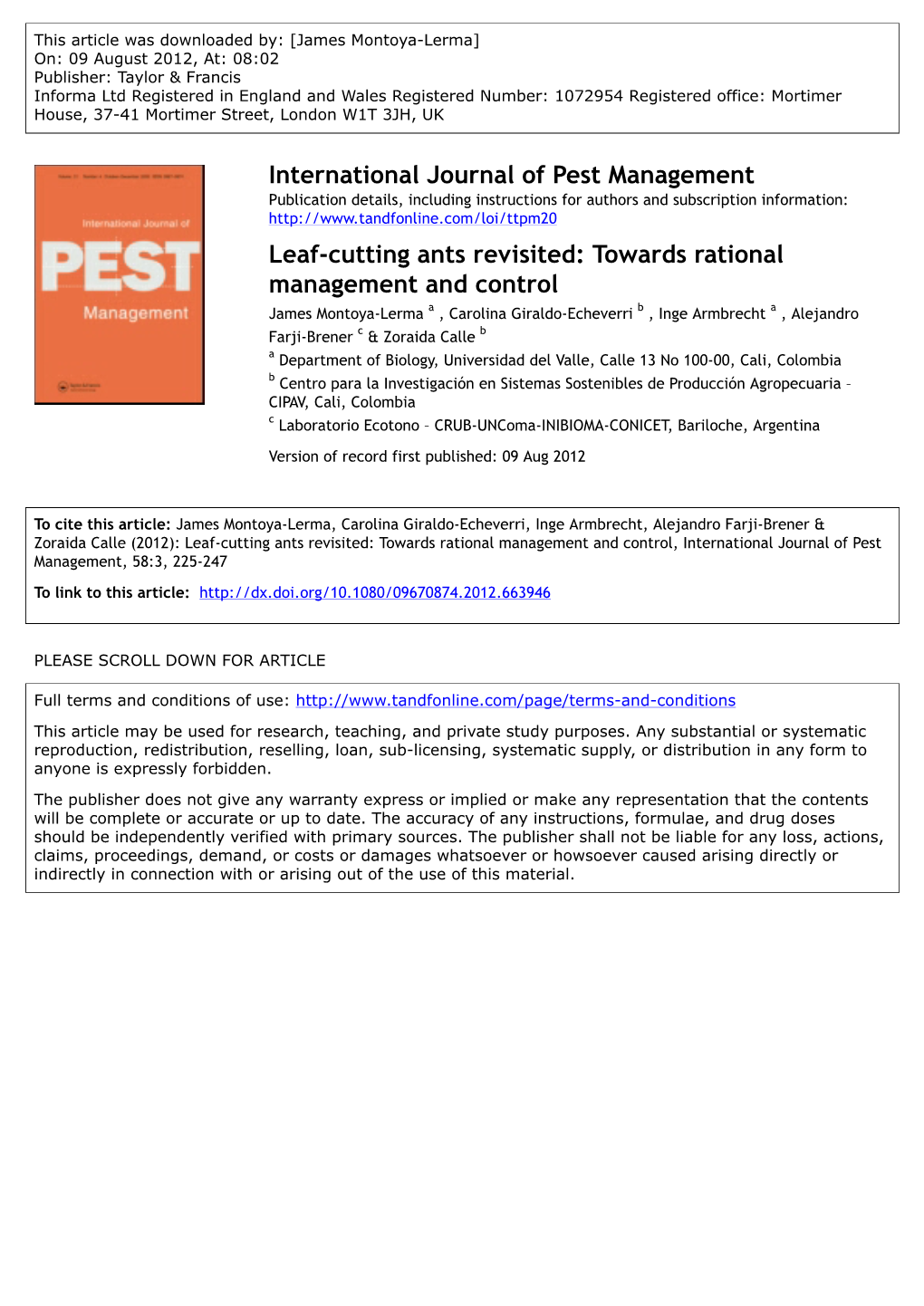 Leaf-Cutting Ants Revisited