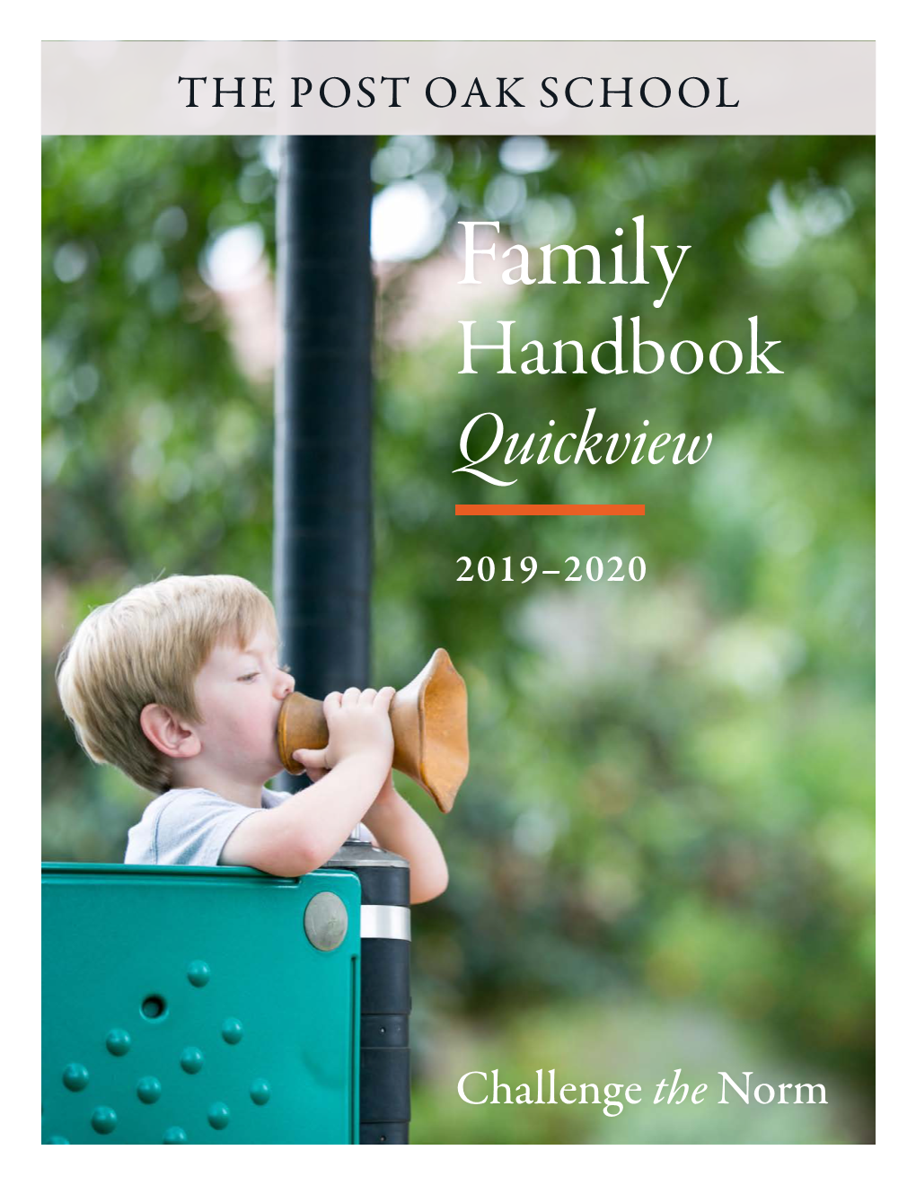 Family Handbook Quickview