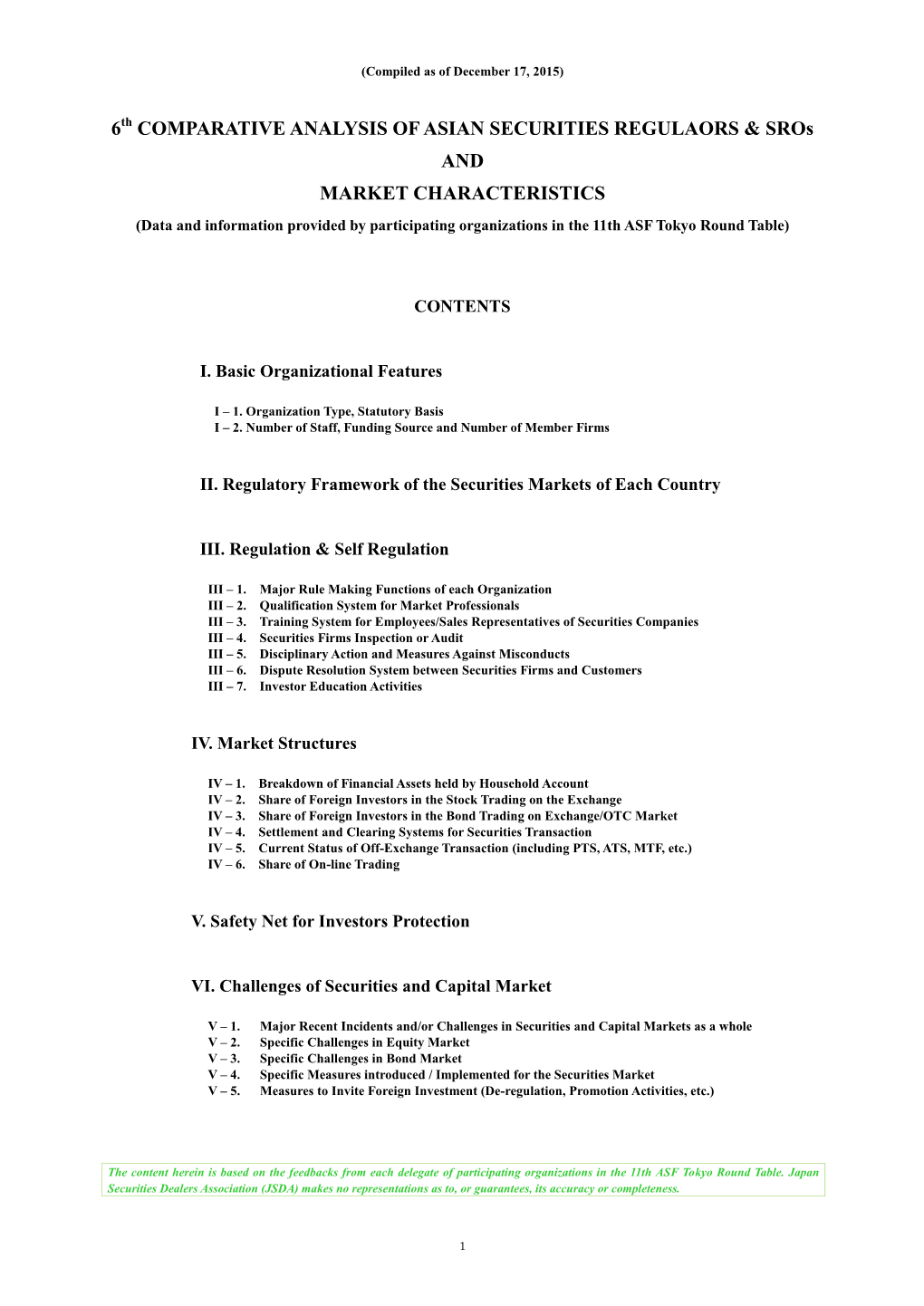 Comparative Analysis of Asian Securities Regulaors