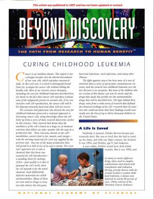 Curing Childhood Leukemia, October 1997