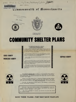 Community Shelter Plans