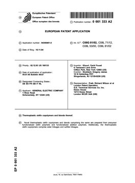 Thermoplastic Olefin Copolymers and Blends Thereof