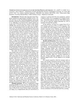 Thorium Content of Mare Basalts of the Western Procellarum Region