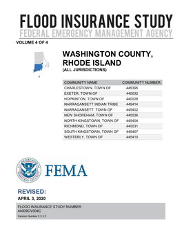Washington County Flood Insurance Study Vol 4