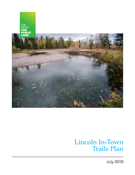 Lincoln In-Town Trails Plan