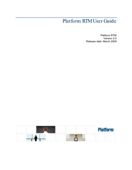Platform RTM User Guide